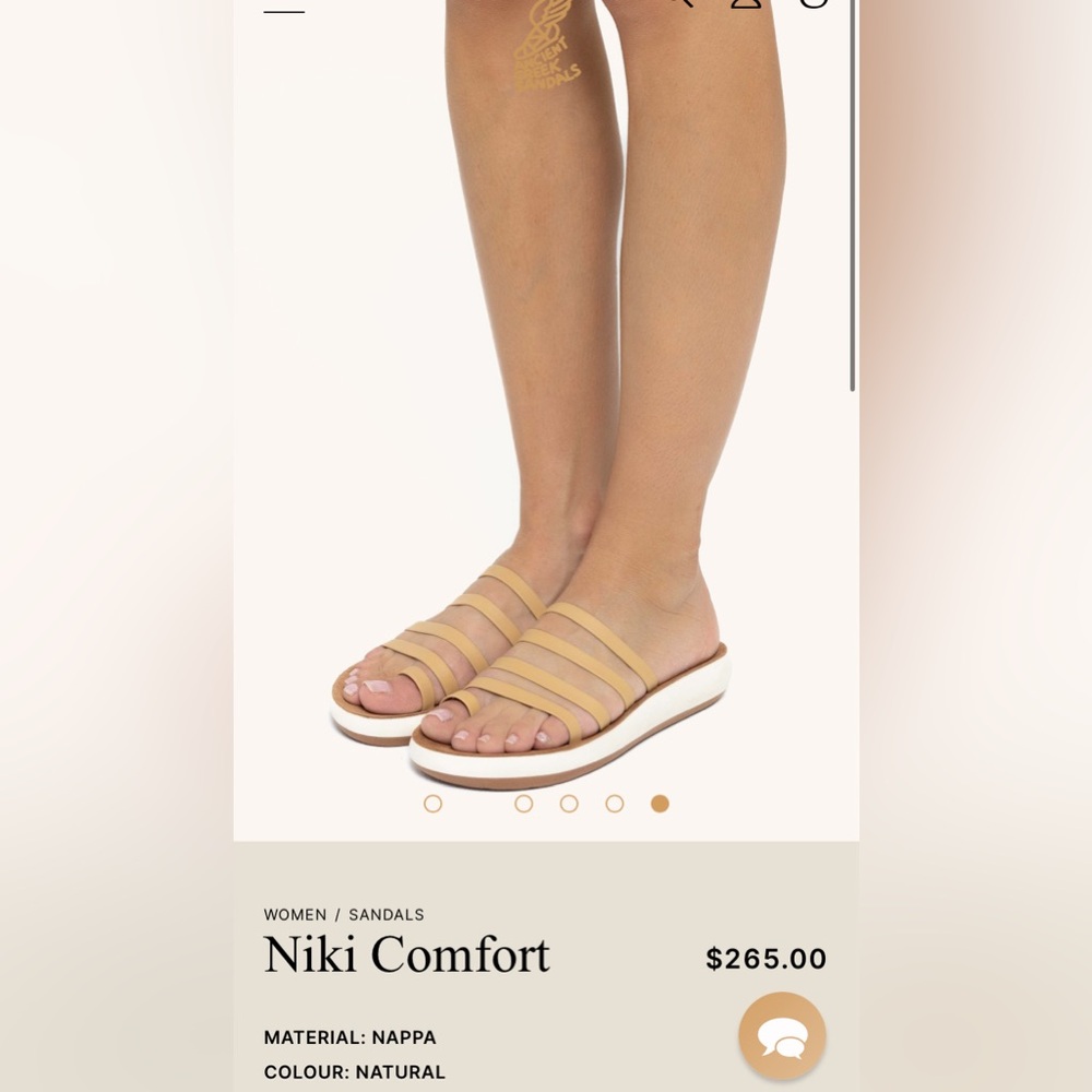 Ancient Greek Niki Comfort Sandal size size 40